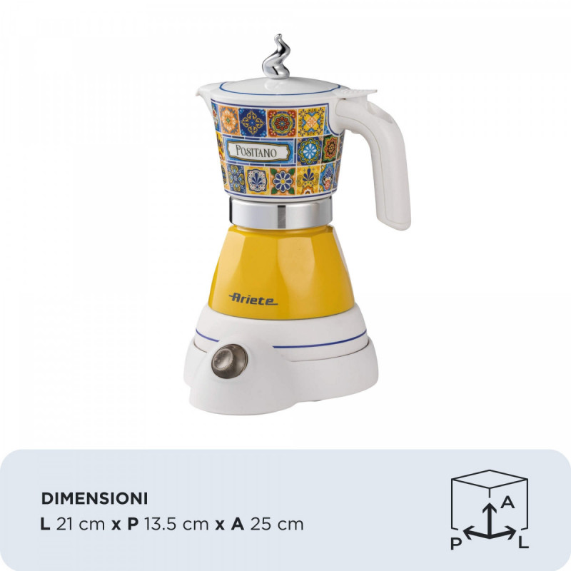 Ariete Moka Positano elektrinė moka 1358PO, juoda