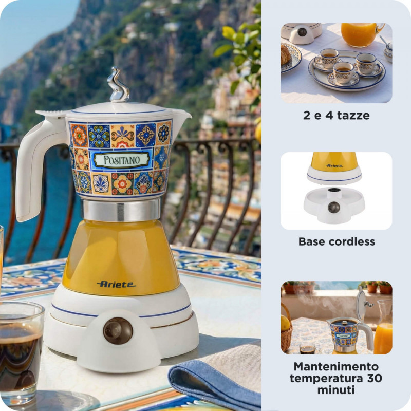 Ariete Moka Positano elektrinė moka 1358PO, juoda
