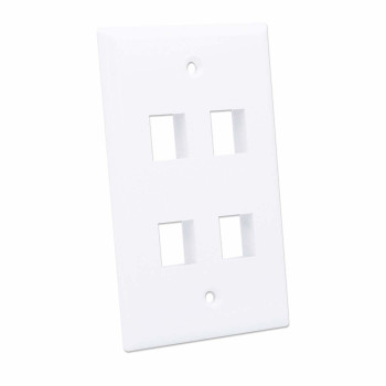 Intellinet 163316 4 modulių Keystone paviršinio montavimo dėžutė, balta
