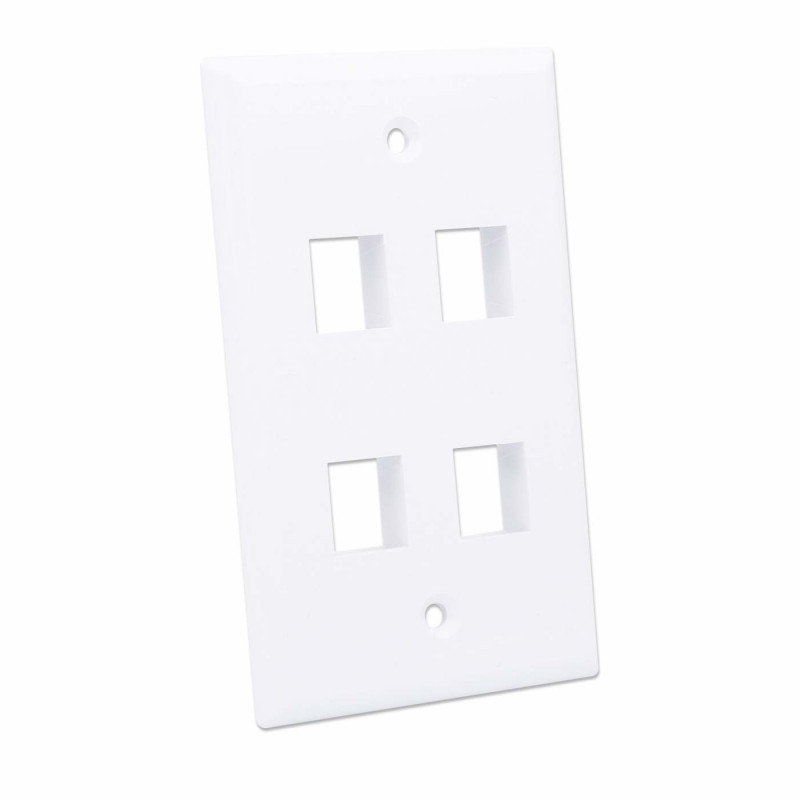 Intellinet 163316 4 modulių Keystone paviršinio montavimo dėžutė, balta