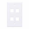 Intellinet 163316 4 modulių Keystone paviršinio montavimo dėžutė, balta