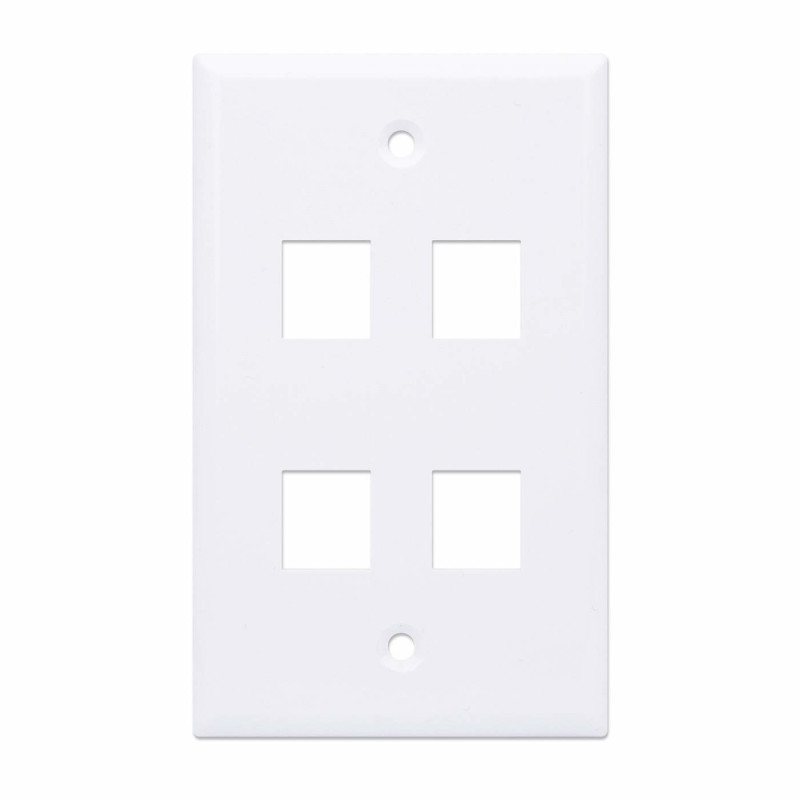Intellinet 163316 4 modulių Keystone paviršinio montavimo dėžutė, balta