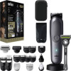 Braun AIO 9540 All-in-One Style rinkinys, šlapias ir sausas elektrinis skustuvas ir trimeris, 60 min veikimo, 7 priedai, juodas