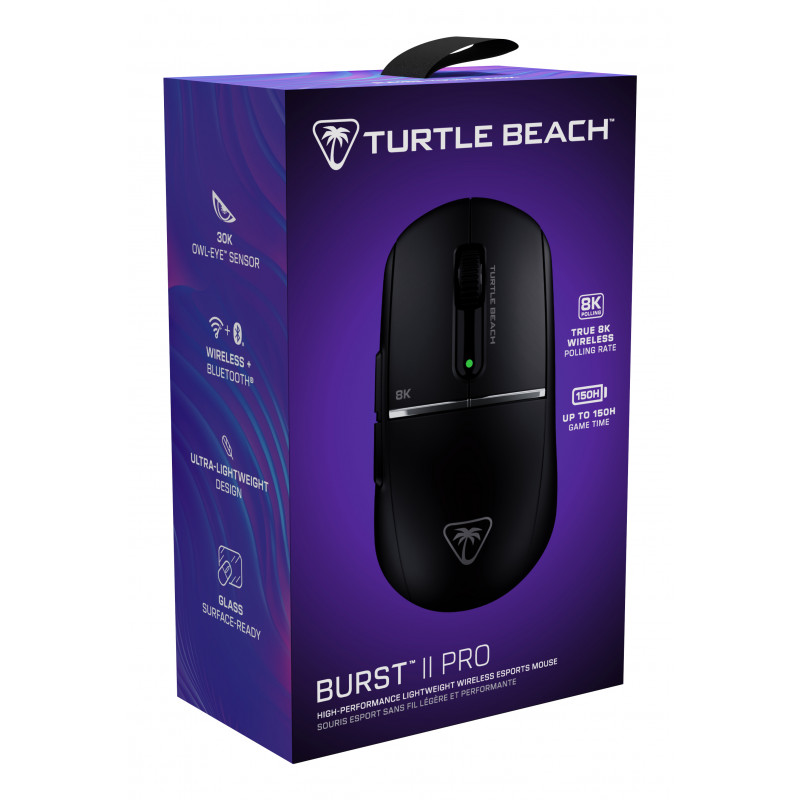 Turtle Beach Burst II Pro belaidė žaidimų pelė, juoda (TBM-2102-05)