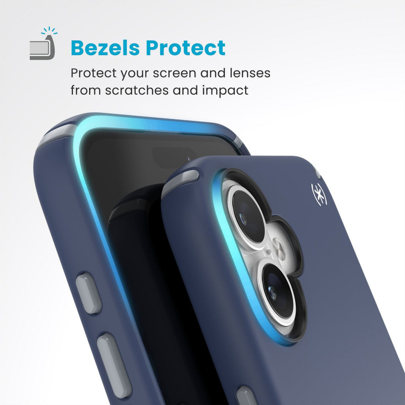 Speck Presidio2 Pro ClickLock & MagSafe dėklas, skirtas iPhone 16 Plus – tamsiai mėlynas
