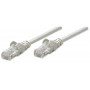 Intellinet Cat6 U/UTP Patch Laidas, 1,5 m, pilkas, be užkabinimo, varinis, 1 Gbps