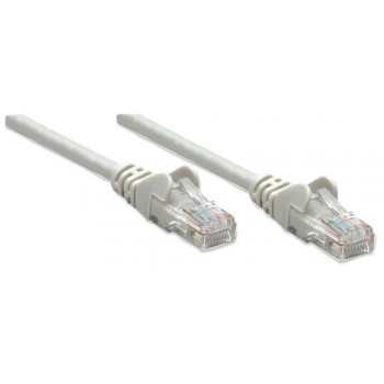 Intellinet Cat6 U/UTP Patch Laidas, 1,5 m, pilkas, be užkabinimo, varinis, 1 Gbps