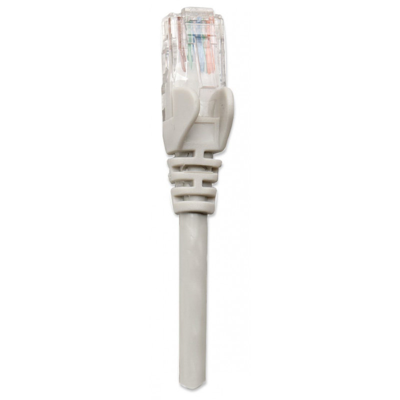 Intellinet Cat6 U/UTP Patch Laidas, 1,5 m, pilkas, be užkabinimo, varinis, 1 Gbps