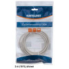 Intellinet Cat6 U/UTP Patch Laidas, 1,5 m, pilkas, be užkabinimo, varinis, 1 Gbps