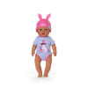 ZAPF CREATION BABY born Eva Click & Play 43cm lėlė su blond plaukais ir mėlynomis akimis
