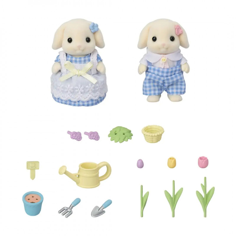 EPOCH Sylvanian Families - gėlių ir sodo žaidimų rinkinys su figūrėlėmis