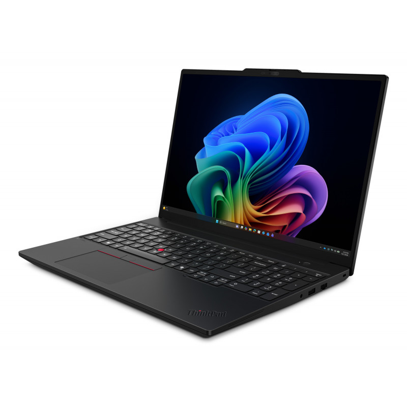 Lenovo ThinkPad T16 Gen 5 (Intel) Copilot+ PC 21WT000SPB nešiojamas kompiuteris, 16 colių WUXGA IPS, Intel Core Ultra 7 355, 32GB LPDDR5x, 512GB SSD, Windows 11 Pro