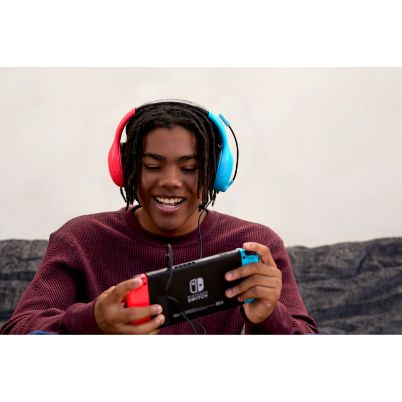 Turtle Beach Airlite Fit laidinės žaidimų ausinės - Neon Blue & Red TBS-8002-25