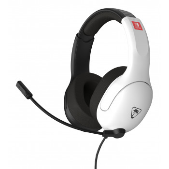 Turtle Beach Airlite Fit Headset NS juodas ir baltas - laidinis ausines per galvą žaidimams su flip-to-mute mikrofonu