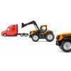 SIKU 1785 SUPER Volvo sunkvežimis su JCB traktoriais
