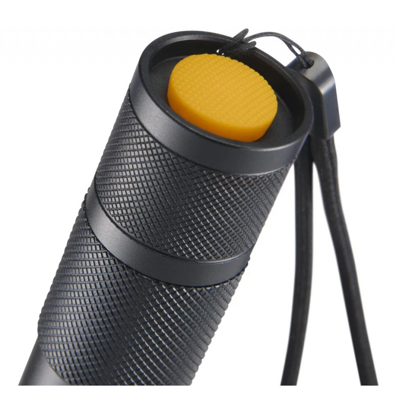 Hama W200 2-in-1 LED žibintuvėlis, 200 lm, Zoom Focus, 3 režimai, juodas