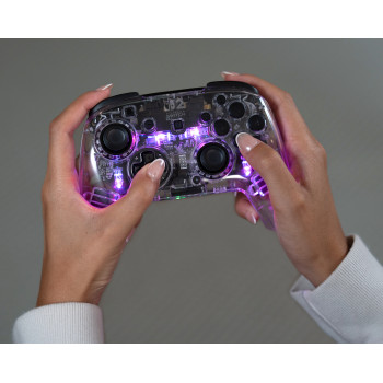 Turtle Beach Afterglow Transparent Wireless RGB žaidimų pultas, skirtas Nintendo Switch 2