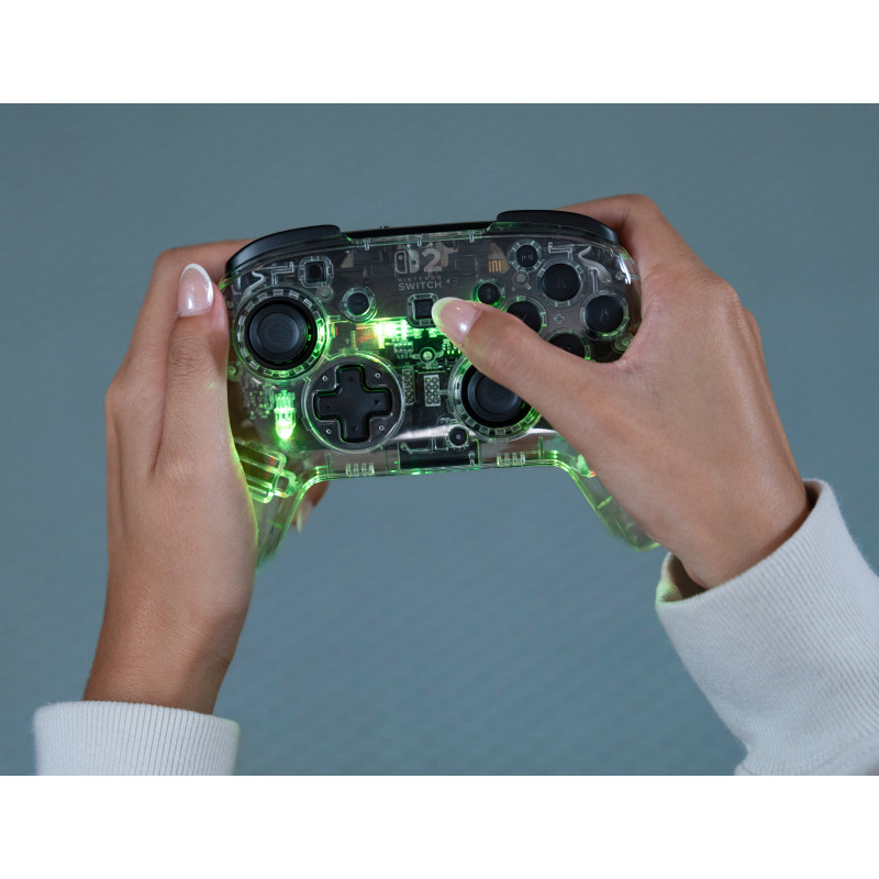 Turtle Beach Afterglow Transparent Wireless RGB žaidimų pultas, skirtas Nintendo Switch 2