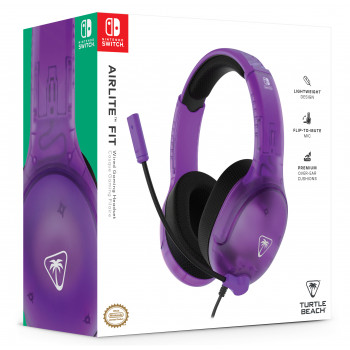Turtle Beach Airlite Fit laidinės žaidimų ausinės Nintendo Switch - Ghost Lila TBS-8002-45
