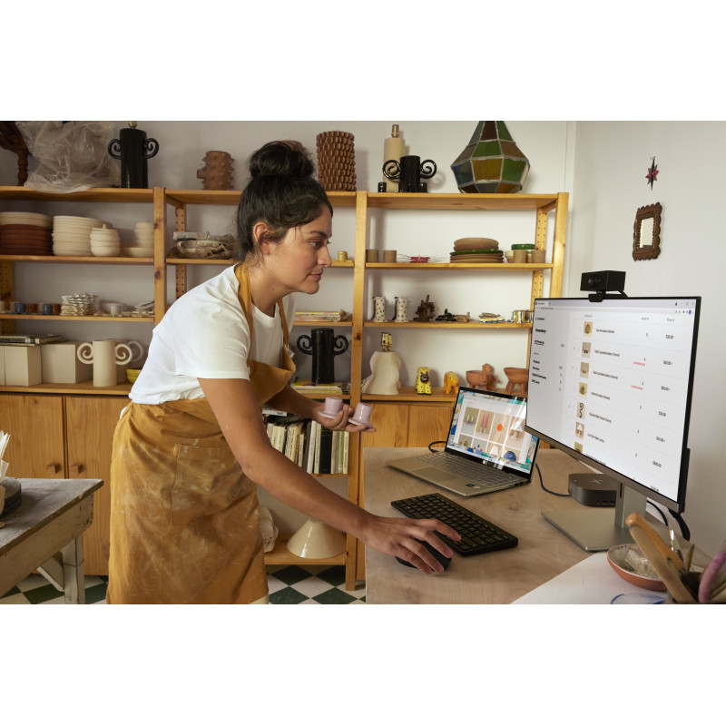 HP 350 Compact belaidė daugiafunkcė klaviatūra, juoda 692S8AA#ABF