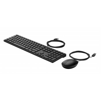 HP Desktop 320MK laidinė klaviatūros ir pelės rinkinys, rusiška klaviatūra, juodas 9SR36AA#ACB