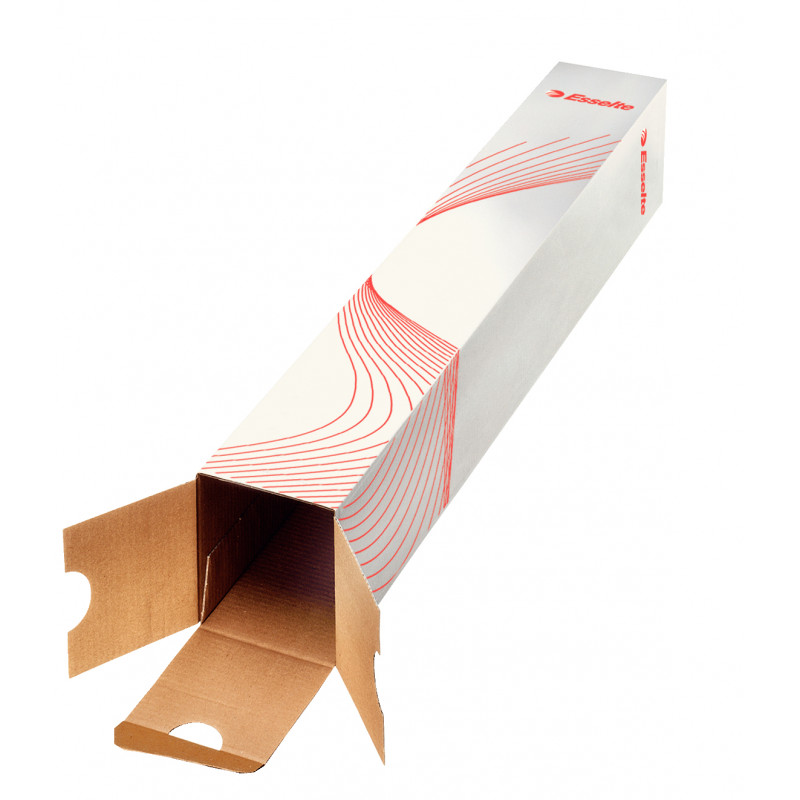 LEITZ Esselte kvadratiniai sulankstomi siuntimo vamzdeliai 75 x 75 x 750 mm, gofruotasis kartonas, sukraunami, skirti pašto siuntimui ir archyvavimui, 10 vienetų (20957)