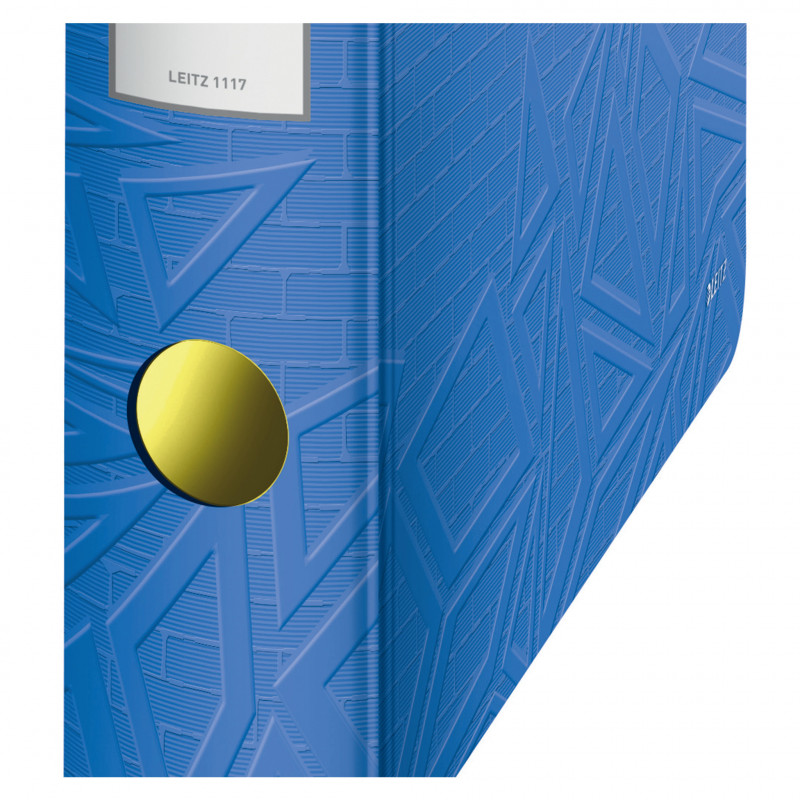 LEITZ Active Urban Chic segtuvas su svirtimi 65 mm Stratos pilkas A4 Polyfoam apvaliu nugarėlė Duo-Optik su piršto anga (1117-00-32)