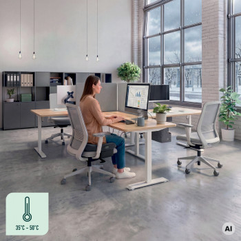 LEITZ iComfi Ergo šildomasis ergonominis pašildymo įklotas, tamsiai pilkas, 51920089