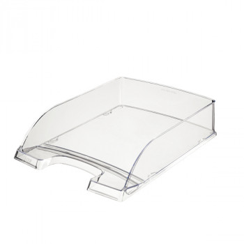 LEITZ Transparent Plus dokumentų dėklas, DIN A4, skaidrus polistirolas, aukšto blizgumo, sukraunamas vertikaliai arba su poslinkiu 5226-00-02