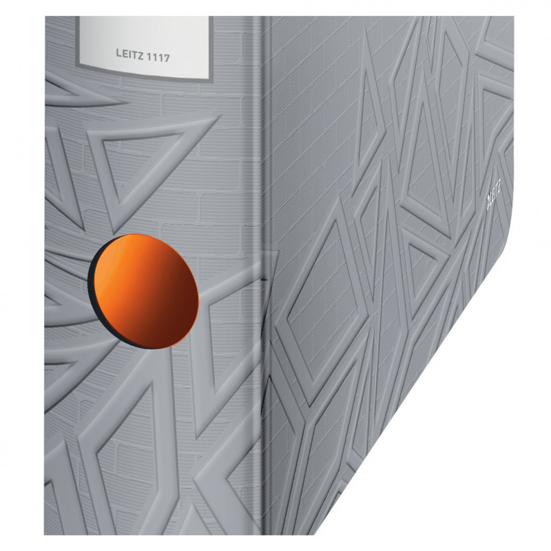 LEITZ Active Urban Chic A4 dokumentų segtuvas su svirtiniu mechanizmu, 65 mm, Stone, 1117-00-88