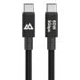 Black Rock USB-C į USB-C laidas 60W 5Gbps 1,2m juodas 00201764