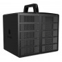 ICY BOX IB-3710-C31 10 vietų USB 3.2 Gen 2 JBOD išorinis korpusas 2,5 colio/3,5 colio SATA HDD/SSD, Single Mode, USB-C į C kabelis, 200 W maitinimo šaltinis, juodas