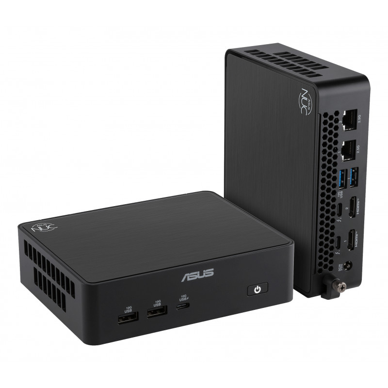 ASUS NUC 16 Pro RNUC16GDKU7684N2 Mini kompiuteris, Intel Core Ultra 7 356H, 32GB RAM, 1TB SSD, Wi-Fi 6E, juodas 90AS00Q1-M002L0