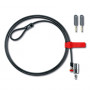 Dell Kensington ClickSafe apsauginis kabelis Latitude, OptiPlex, Vostro, XPS - 1,8 m, rakinamas, juodas/sidabrinis (6DK21)