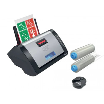 GBC Velocity A4 laminatorius su 10 kišenėmis, karštoji laminacija, 2 ritinėliai, apsauga nuo užstrigimo, juodas 4410076