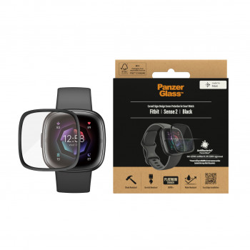 PanzerGlass ekrano apsauga Fitbit Sense 2 juoda PanzerGlass 3667