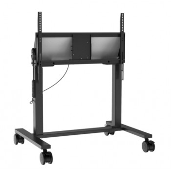 MAXHUB EST09 mobilus ekrano stovas 55 inch-86 inch ekranams, 120 kg apkrova, VESA iki 900x600, juodas