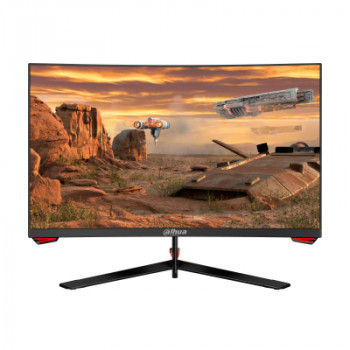 Dahua DHI-LM27-E230C-A5-V2 27 colių išlenktas Full HD VA žaidimų monitorius, 165Hz, 1ms MPRT, FreeSync, DisplayPort, 2x HDMI, VESA 75x75, juodas