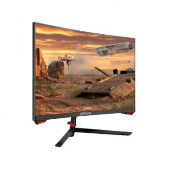 Dahua DHI-LM27-E230C-A5-V2 27 colių išlenktas Full HD VA žaidimų monitorius, 165Hz, 1ms MPRT, FreeSync, DisplayPort, 2x HDMI, VESA 75x75, juodas