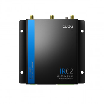 Cudy IR02 Industrial 4G LTE Cat 4 maršrutizatorius, Dual SIM, 2x Ethernet, DIN bėgelio tvirtinimas, EU IR02_EU
