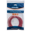 Intellinet Cat6 UTP tinklo kabelis, 2x RJ45, lietas, 7,5 m, raudonas (342193)