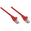 Intellinet Cat6 UTP tinklo kabelis, 2x RJ45, lietas, 7,5 m, raudonas (342193)