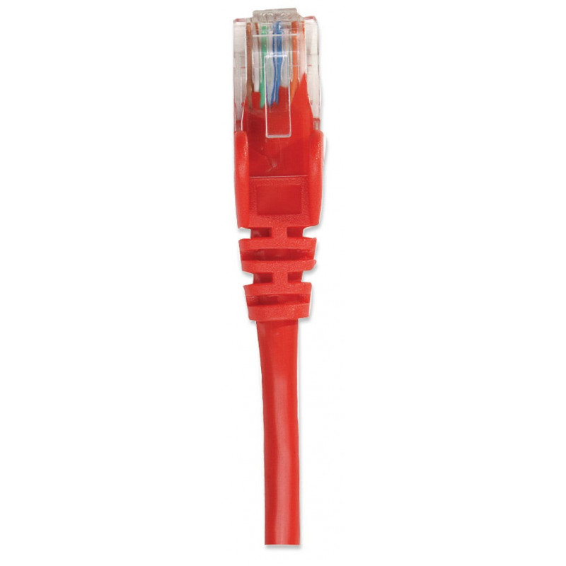 Intellinet Cat6 UTP tinklo kabelis, 2x RJ45, lietas, 7,5 m, raudonas (342193)
