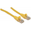 Intellinet Cat6 UTP tinklo kabelis, 2 x RJ-45, lietas, 7,5 m, geltonas (342391)