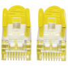 Intellinet High Performance Cat.7 SFTP tinklo prievado kabelis, 15 m, RJ-45 Male to RJ-45 Male, geltonas, be halogenų, Snagless 741125