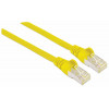 Intellinet High Performance Cat.7 SFTP tinklo prievado kabelis, 15 m, RJ-45 Male to RJ-45 Male, geltonas, be halogenų, Snagless 741125