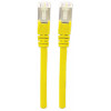Intellinet High Performance Cat.7 SFTP tinklo prievado kabelis, 15 m, RJ-45 Male to RJ-45 Male, geltonas, be halogenų, Snagless 741125