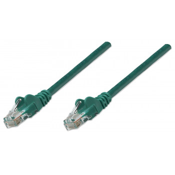 Intellinet Cat6 UTP tinklo kabelis, 2 x RJ-45, lietas, 5,0 m, žalias (343718)