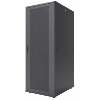 Intellinet 42U 19 inch Tinklo Spintelė, Juoda RAL 9005, 600x1000mm, Užrakinamos Stiklo Priekinės Durys 713733