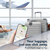 Cellularline TRACY LOCK išmanusis spyninis užraktas su Bluetooth sekikliu per Apple Find My, juodas 61302